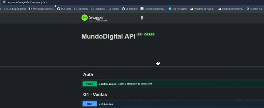 Swagger accesible con HTTPS